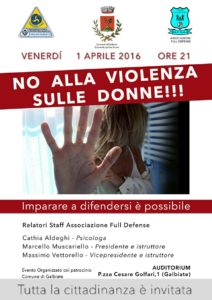 No alla violenza sulle donne! 01.04.16 Galbiate